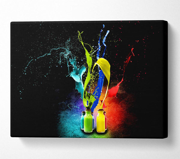  A Canvas Print of Splash Of Colours Canvas Art