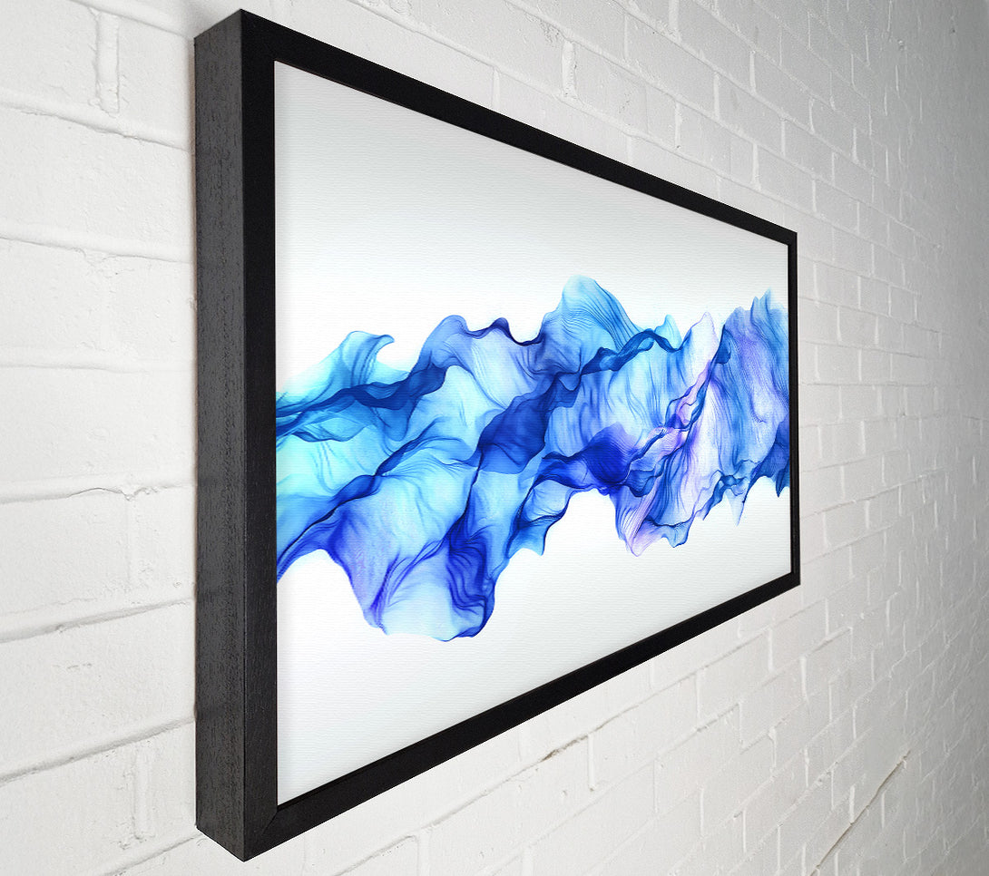  A Canvas Print of Blue Ripple Wave Canvas Wall Art