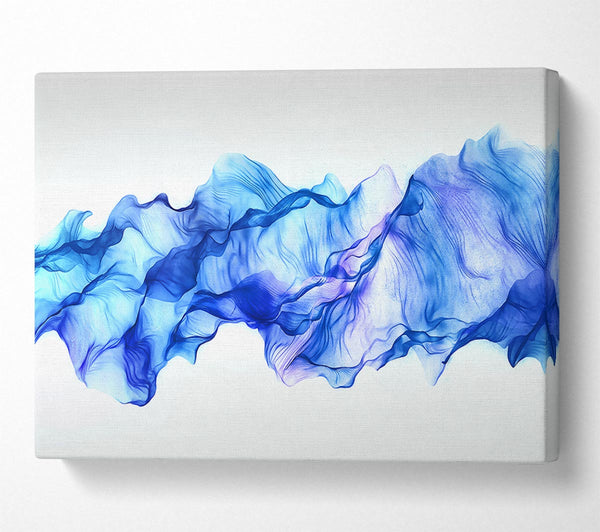  A Canvas Print of Blue Ripple Wave Canvas Wall Art