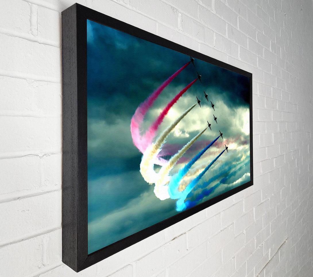  A Canvas Print of Air Show Canvas Wall Art