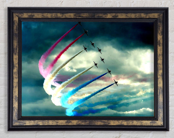 Air Show Framed Print