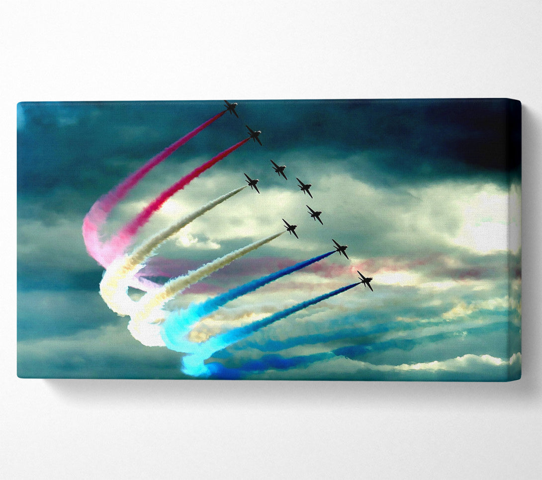  A Canvas Print of Air Show Canvas Wall Art