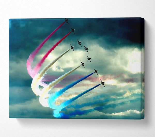  A Canvas Print of Air Show Canvas Wall Art