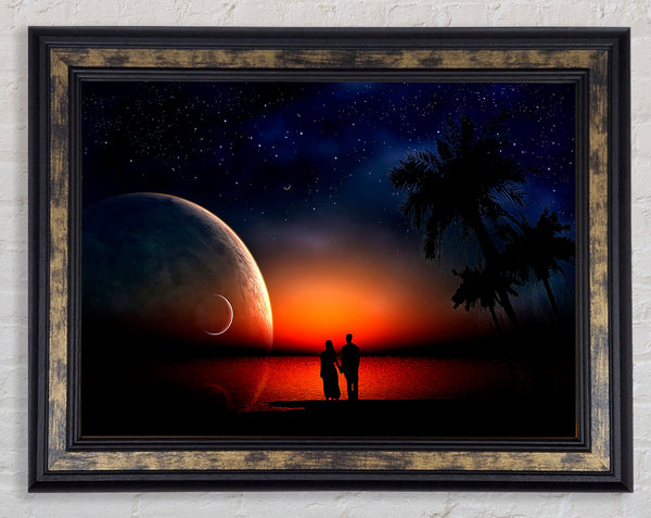 Lovers Dream Framed Print