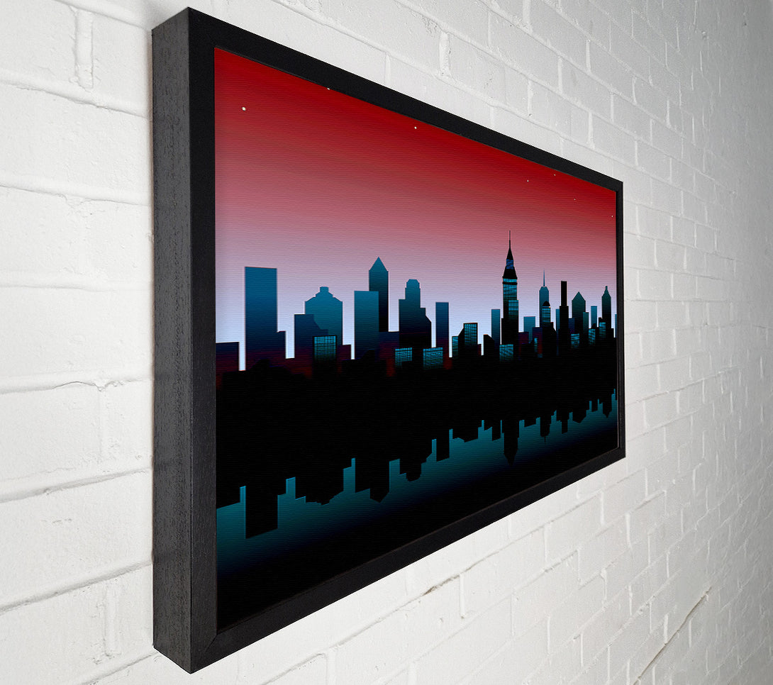 A Canvas Print of Architects New City Reflections Canvas Art