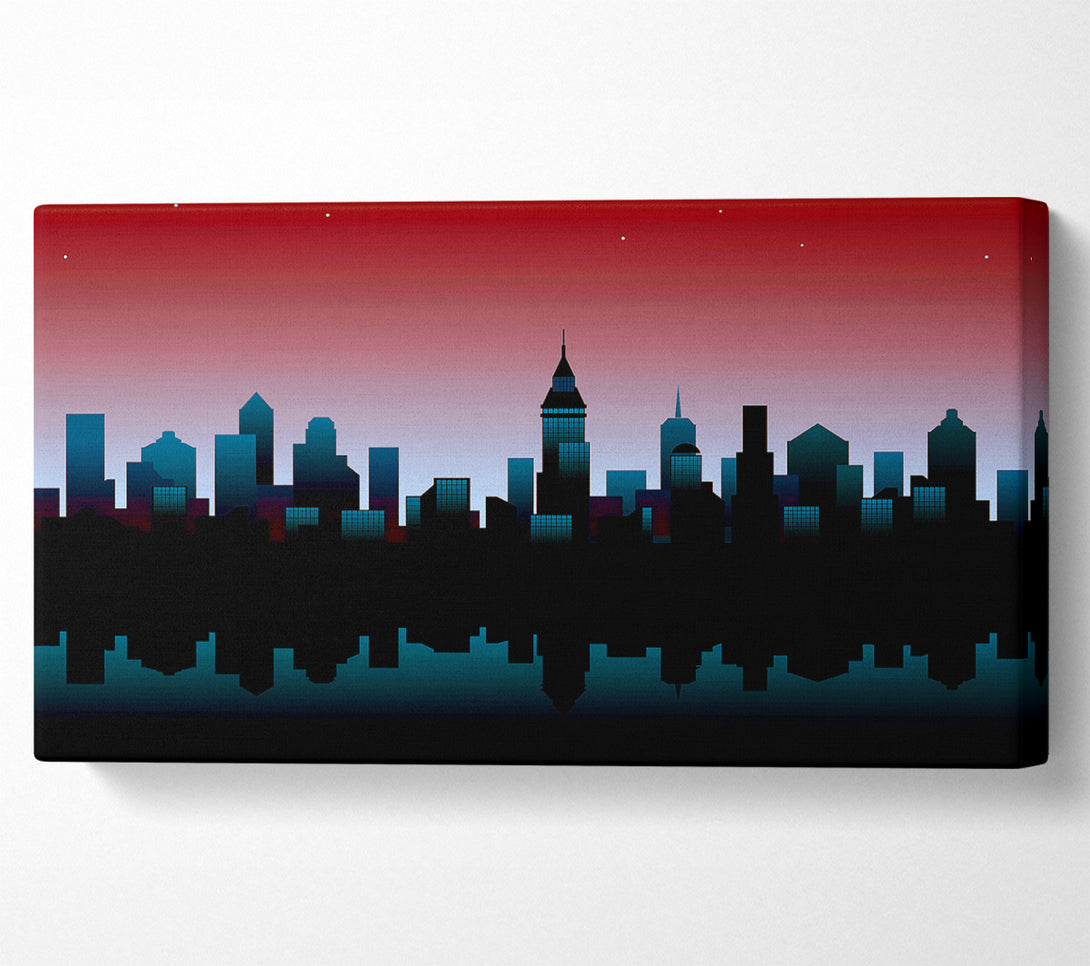  A Canvas Print of Architects New City Reflections Canvas Art