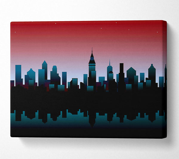  A Canvas Print of Architects New City Reflections Canvas Art