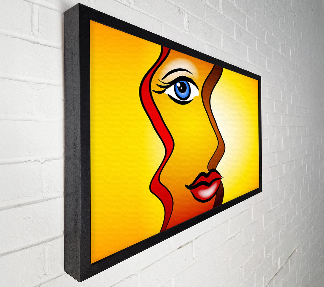  A Canvas Print of Abstract Woman Canvas Art