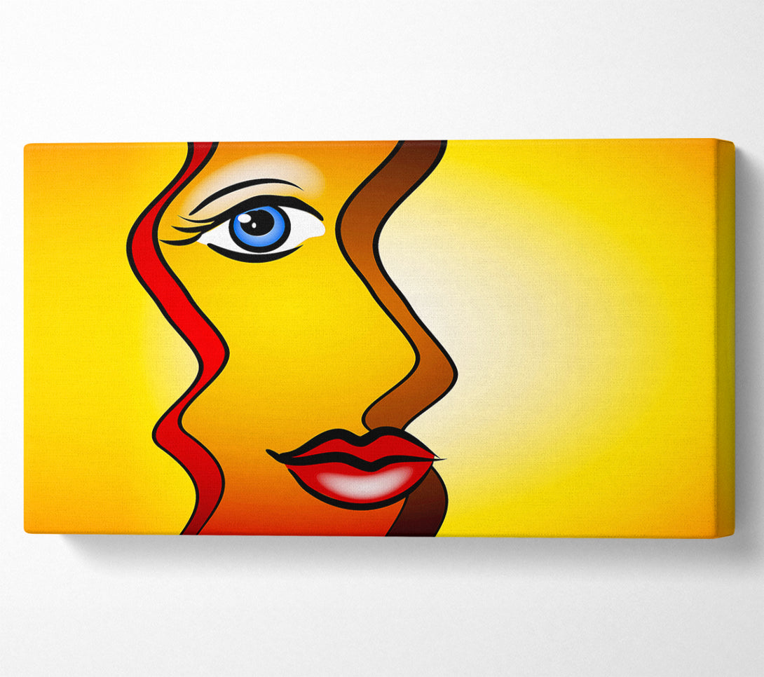  A Canvas Print of Abstract Woman Canvas Art