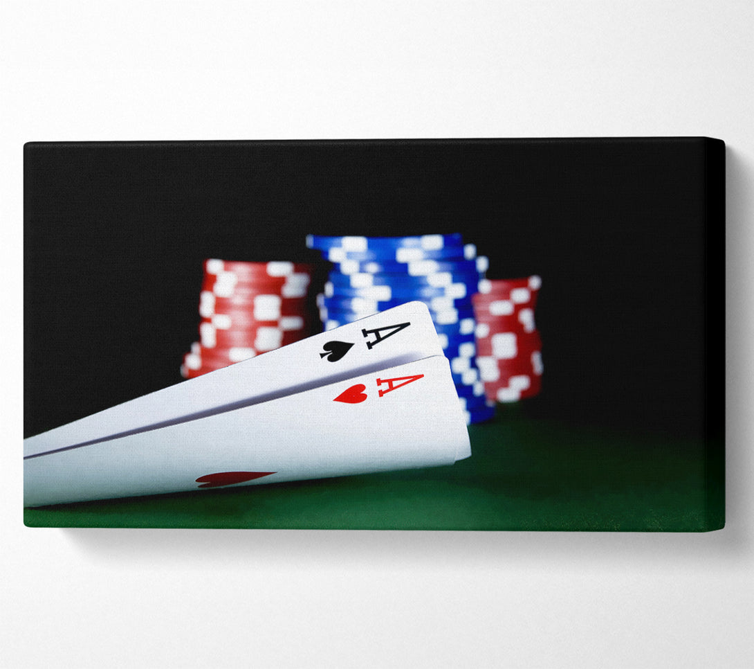  A Canvas Print of The Nuts In Poker Canvas Art