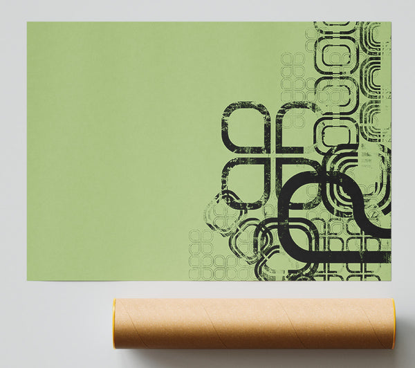 Green Maze Poster