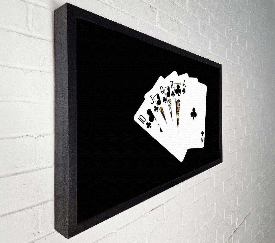  A Canvas Print of Royal Flush Canvas Wall Art