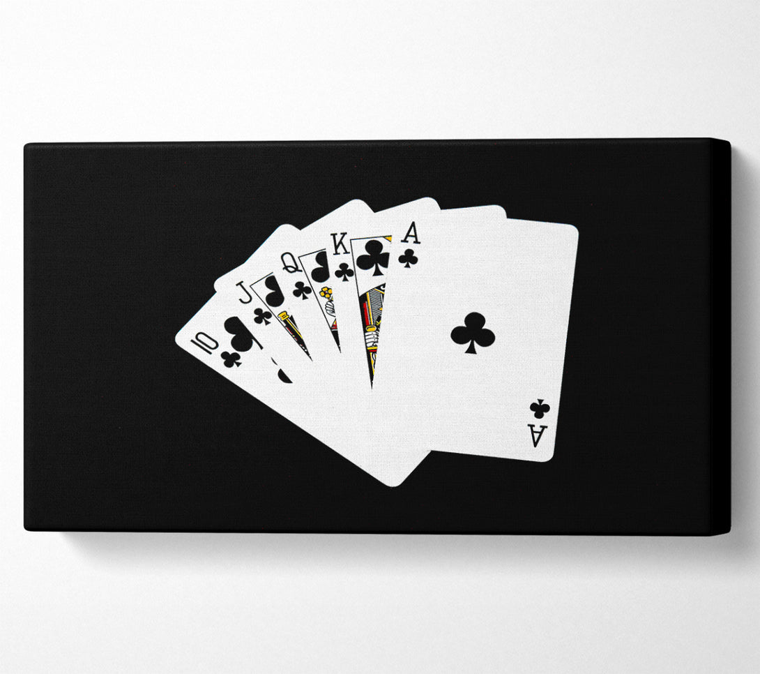  A Canvas Print of Royal Flush Canvas Wall Art