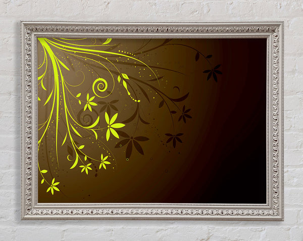 Green Vines Framed Print