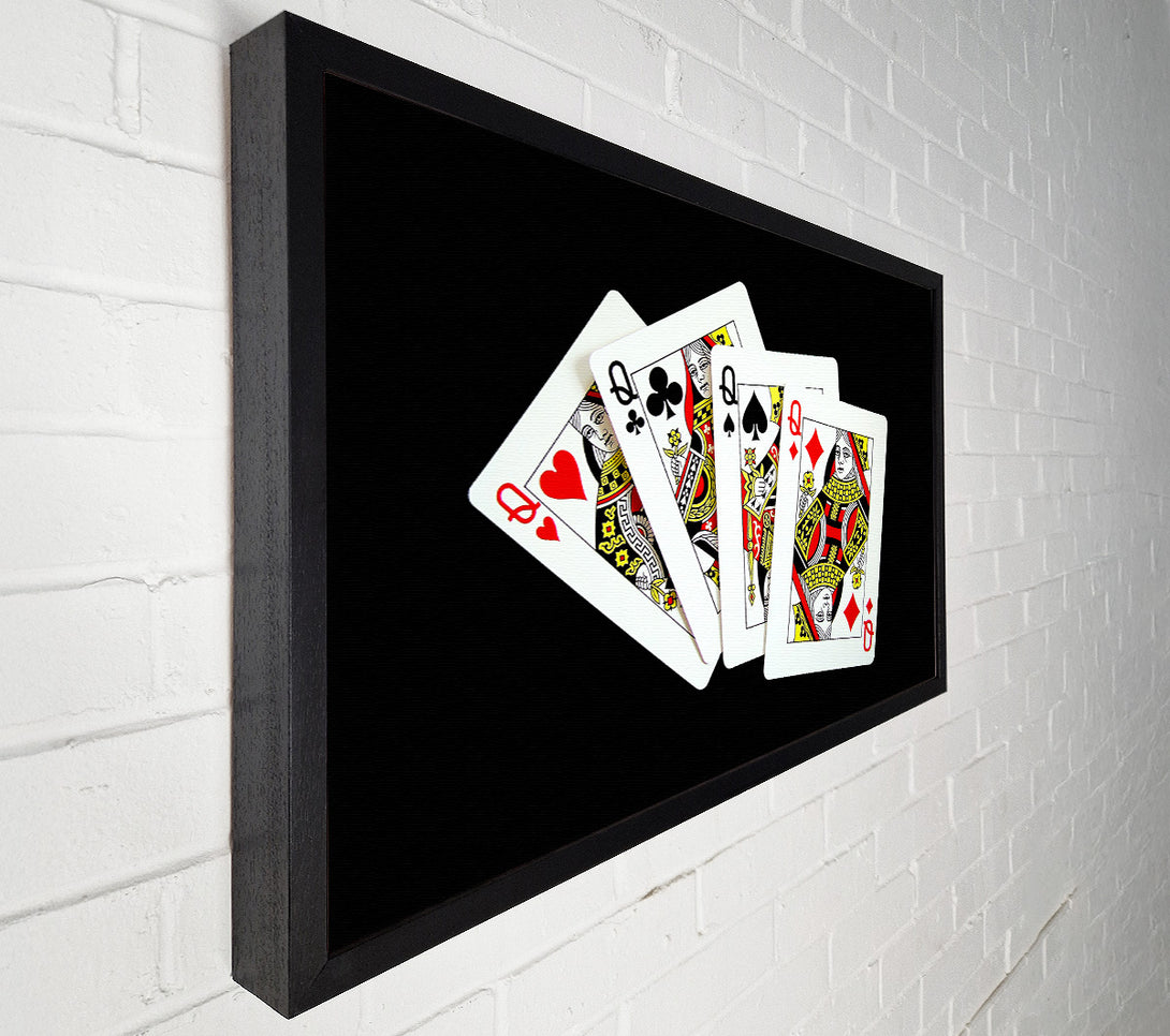  A Canvas Print of Ladies Poker Canvas Wall Art