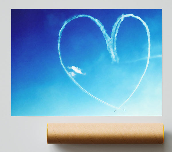 Love Heart Skies Poster