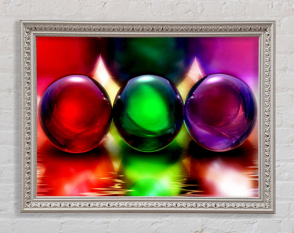 Marbel Trio Framed Print