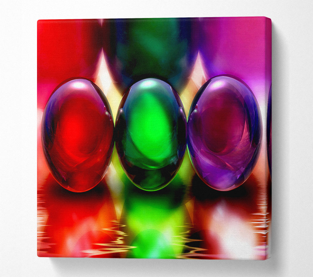  A Canvas Print of Marbel Trio Canvas Print