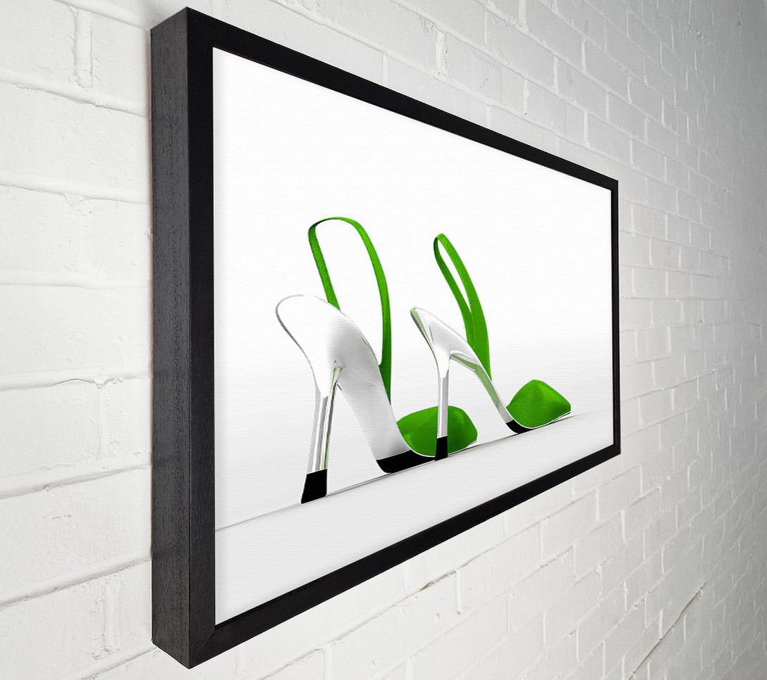  A Canvas Print of Lime Shoes Canvas Art