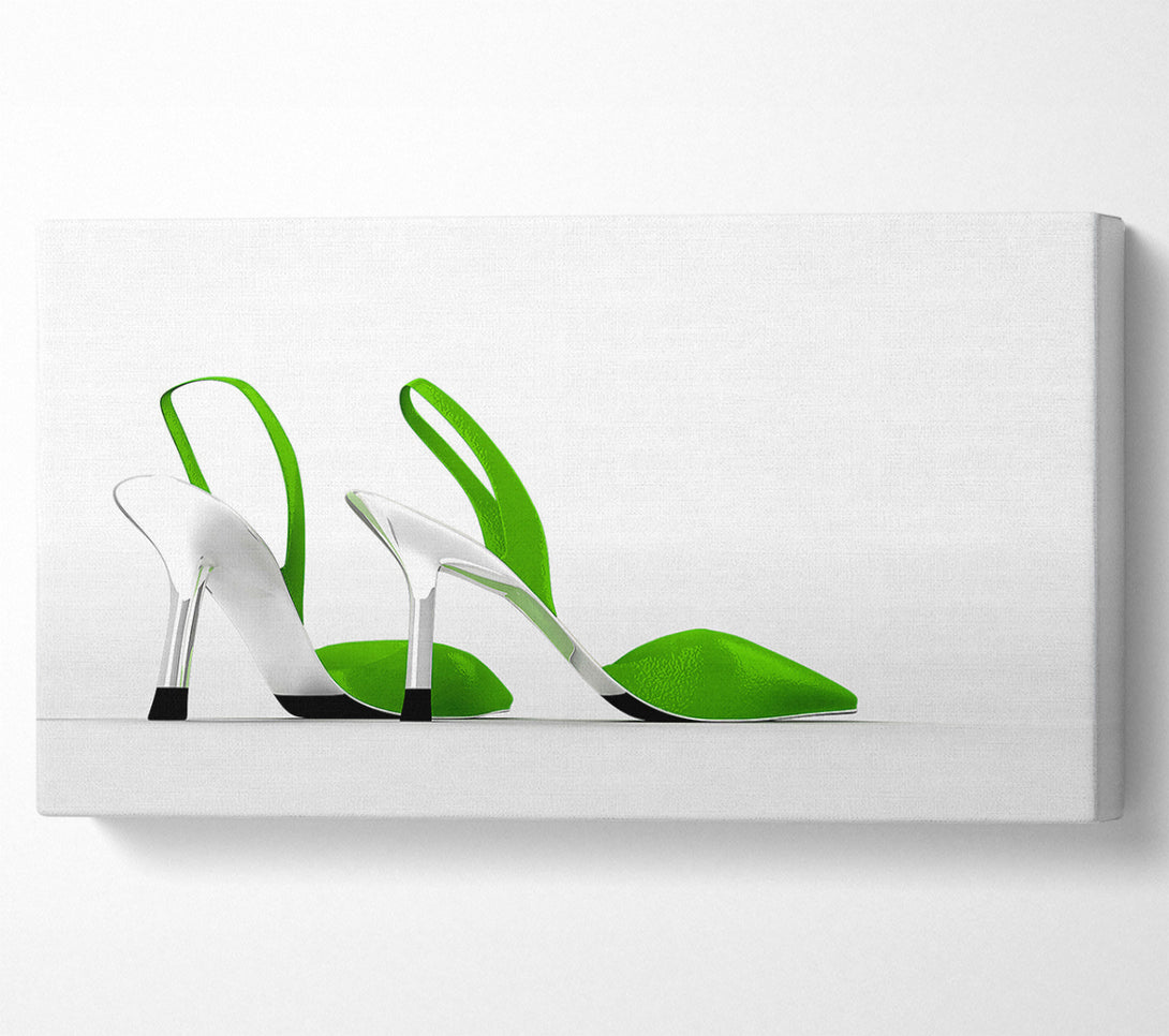  A Canvas Print of Lime Shoes Canvas Art