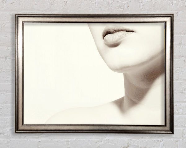 Flawless Skin Framed Print