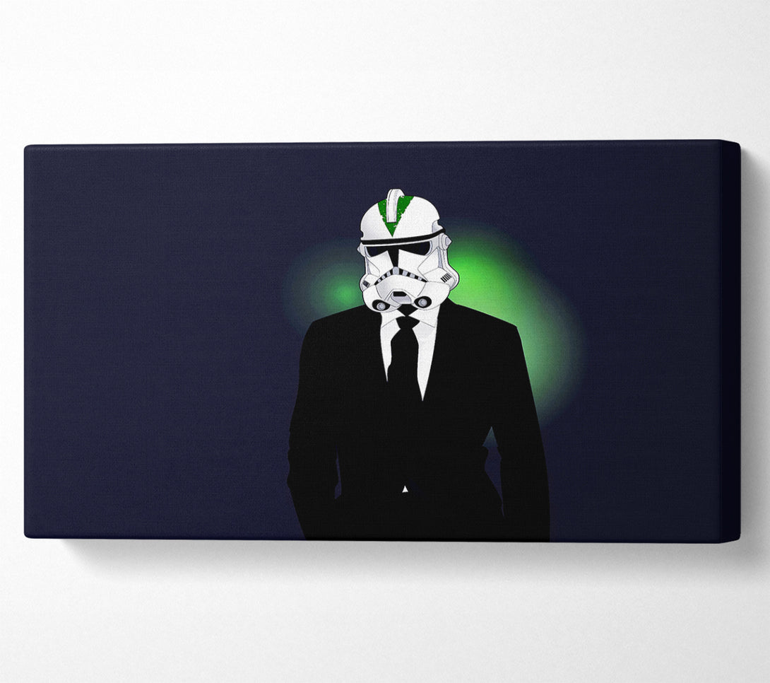  A Canvas Print of Storm Trooper Suit Canvas Print