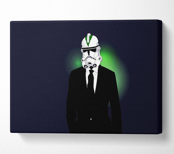  A Canvas Print of Storm Trooper Suit Canvas Print