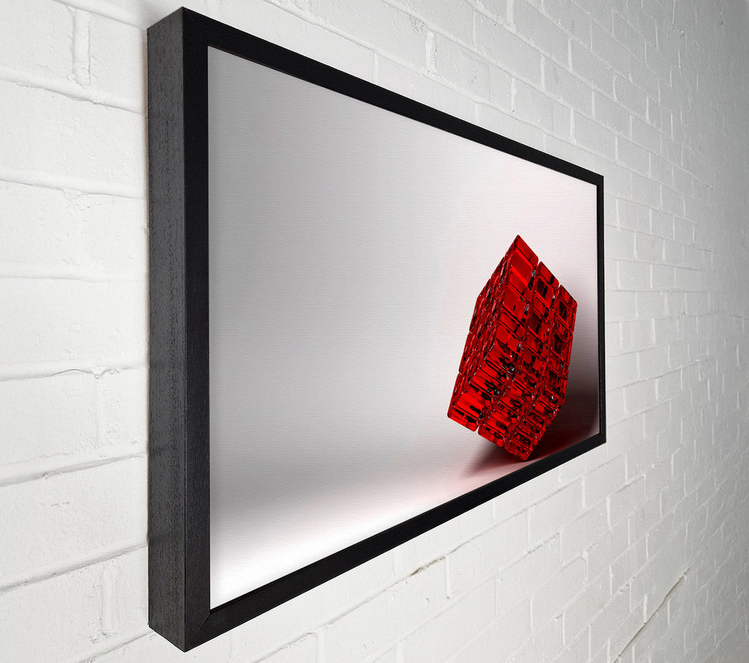  A Canvas Print of Red Jelly Cube Canvas Wall Art