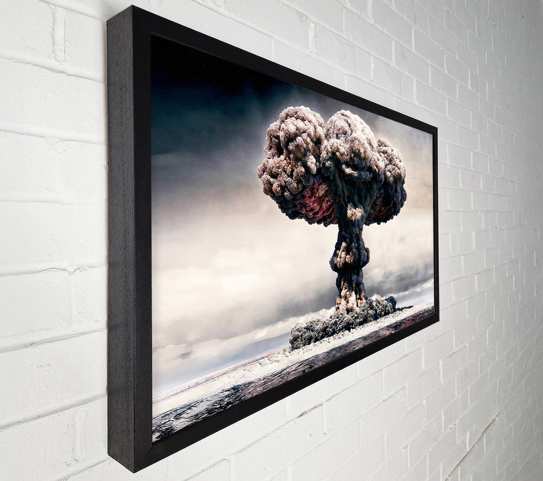  A Canvas Print of The Atom Bomb Blast Canvas Wall Art