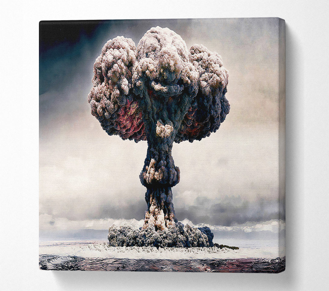  A Canvas Print of The Atom Bomb Blast Canvas Wall Art