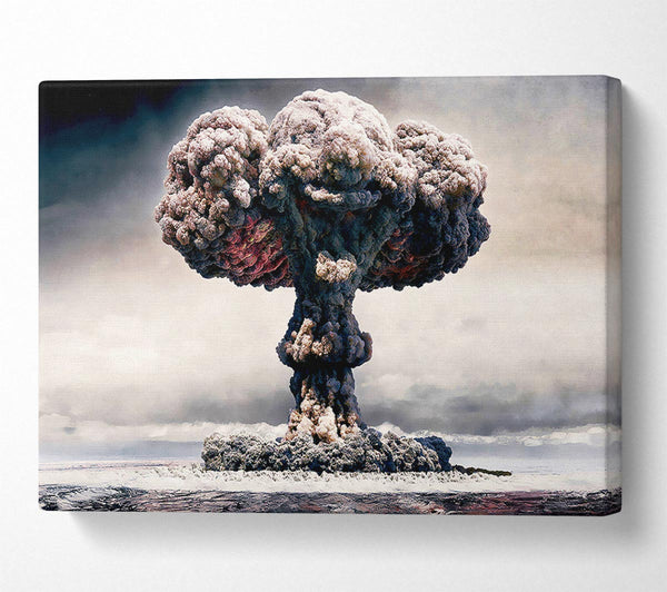  A Canvas Print of The Atom Bomb Blast Canvas Wall Art