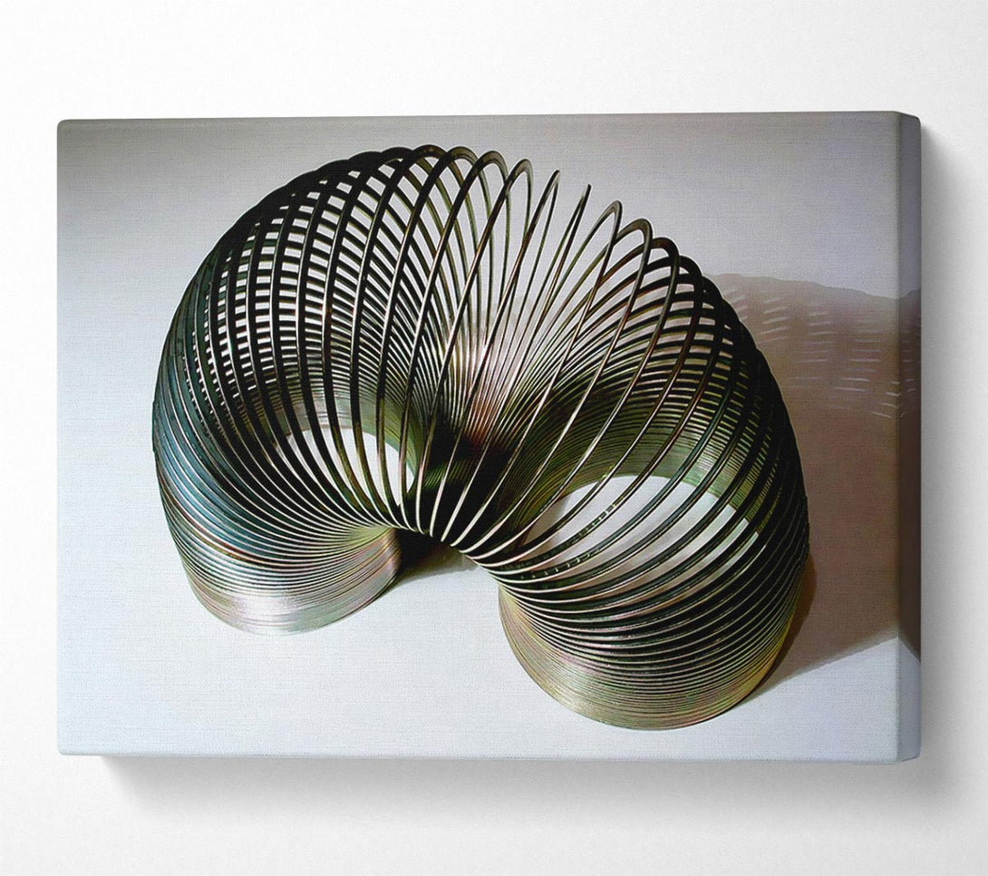  A Canvas Print of Slinky Canvas Print