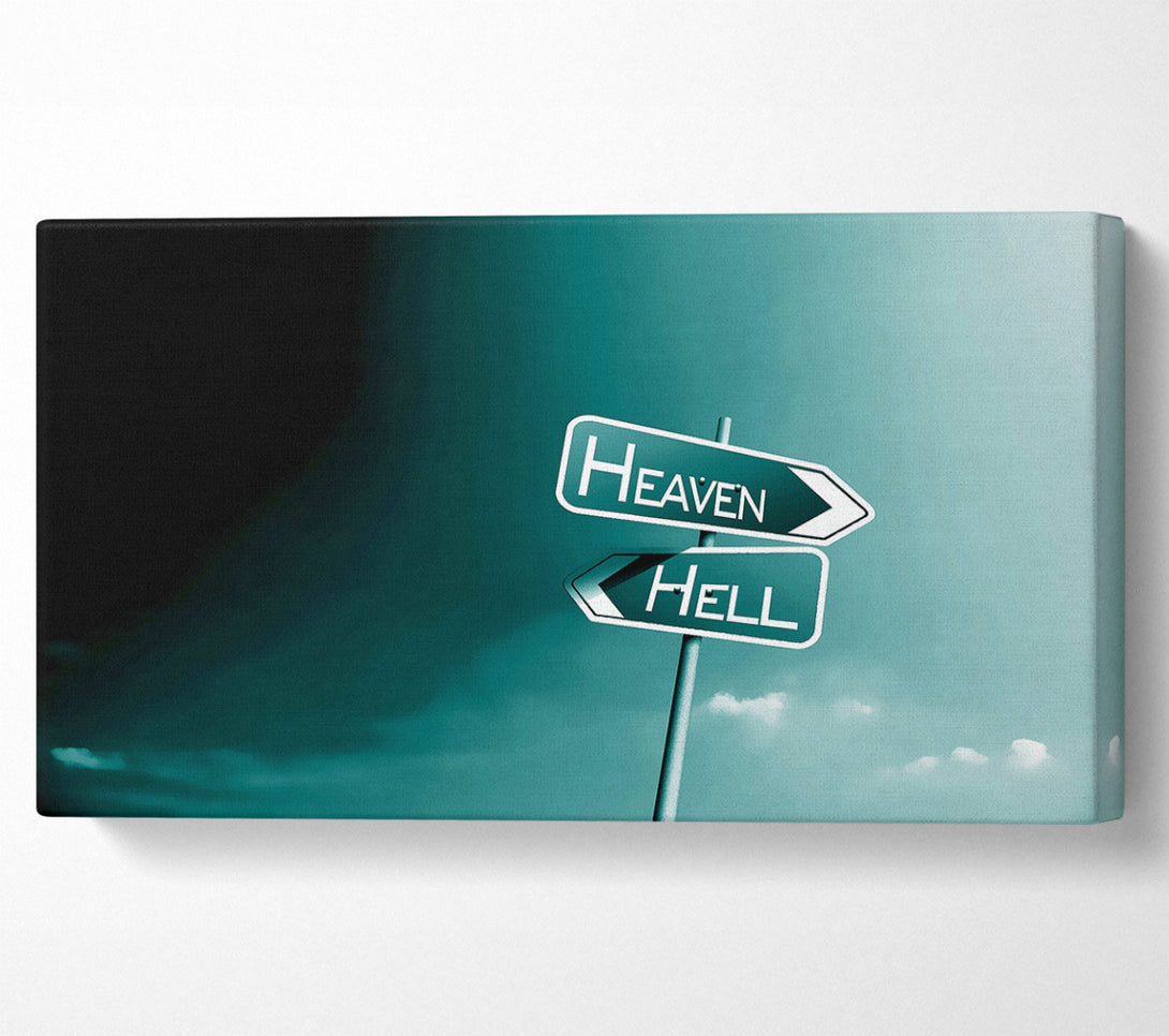  A Canvas Print of Heaven And Hell Canvas Art