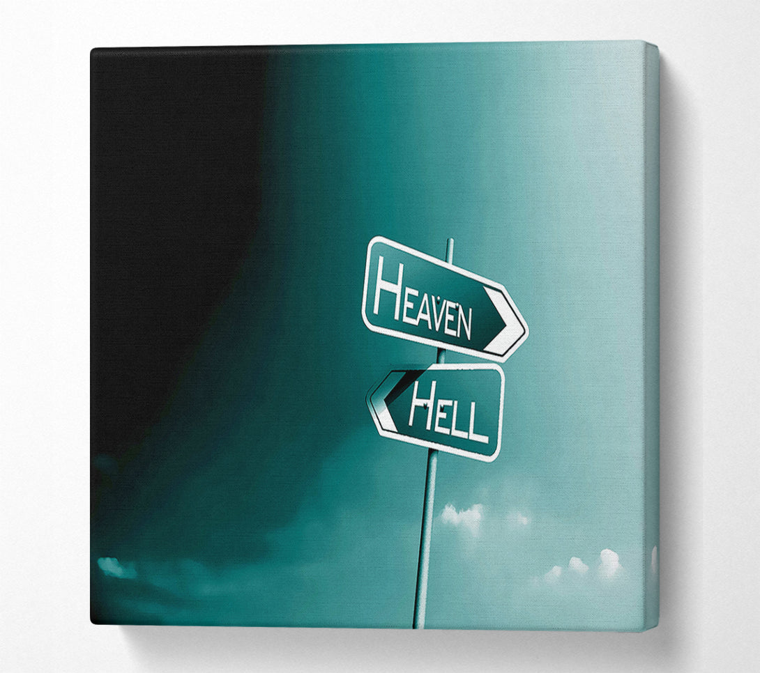  A Canvas Print of Heaven And Hell Canvas Art