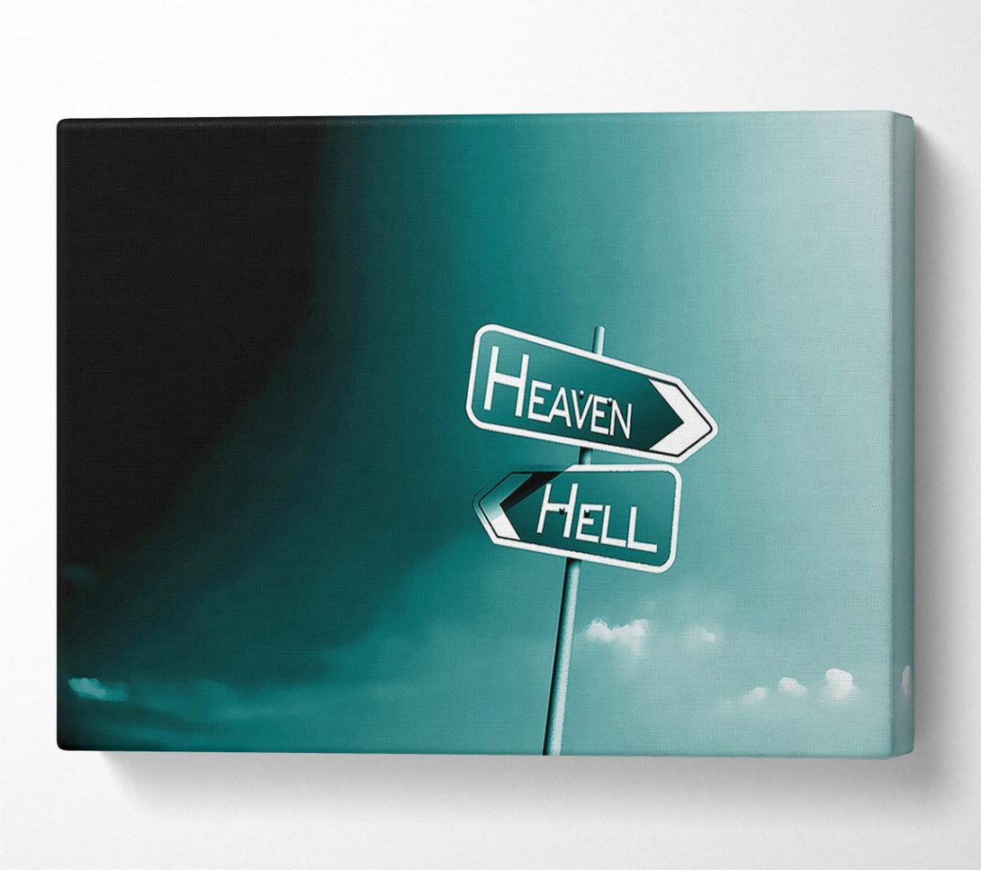 A Canvas Print of Heaven And Hell Canvas Art