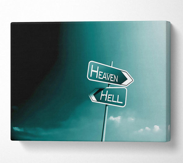  A Canvas Print of Heaven And Hell Canvas Art