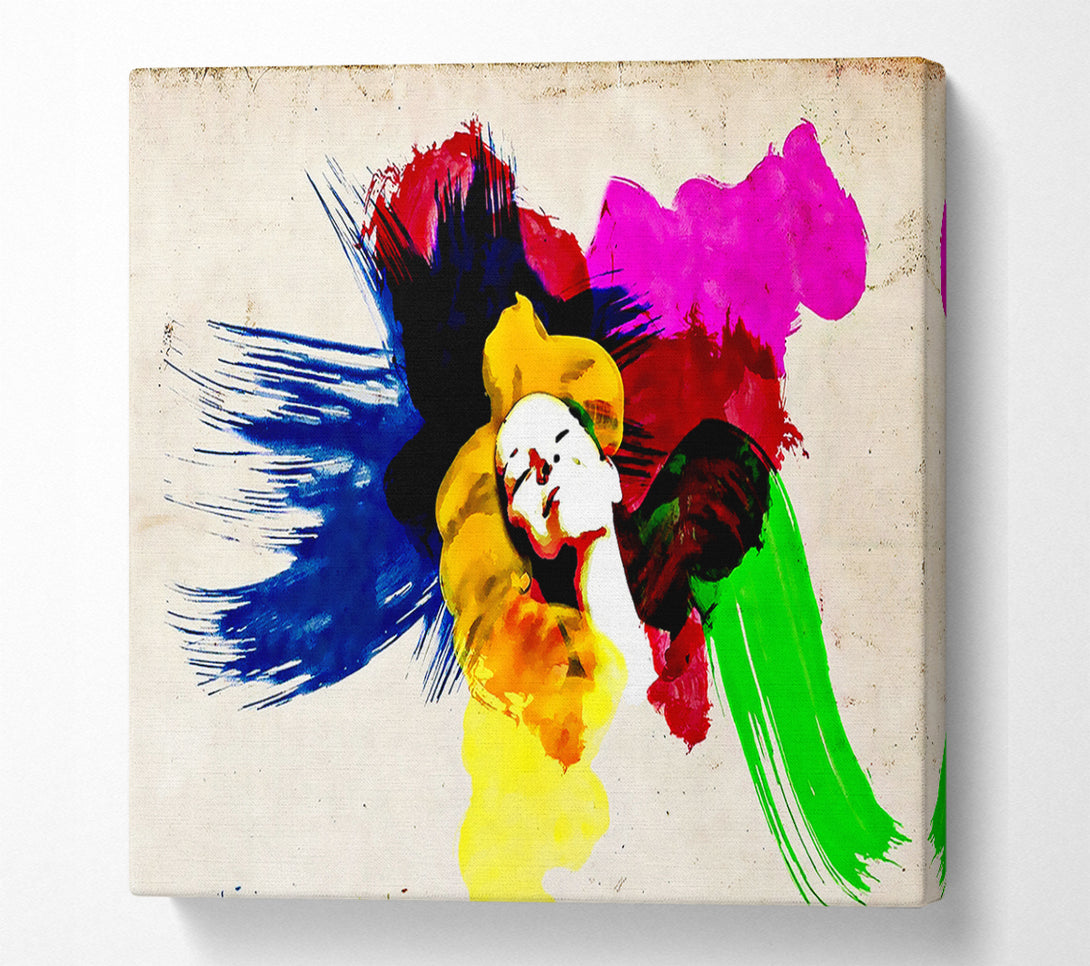  A Canvas Print of Hair Colours Canvas Wall Art