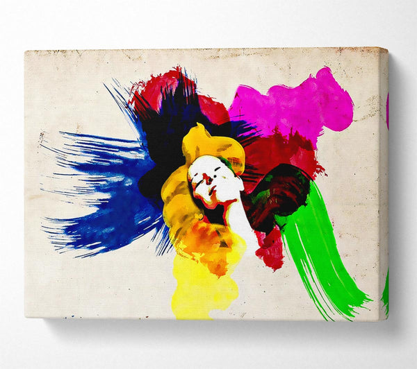  A Canvas Print of Hair Colours Canvas Wall Art