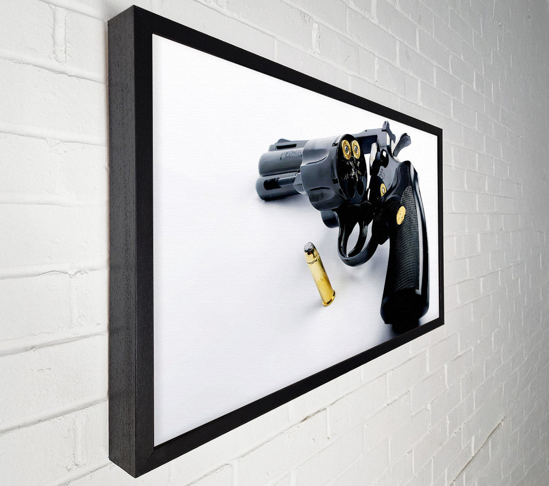  A Canvas Print of Gun And Bullet Canvas Art