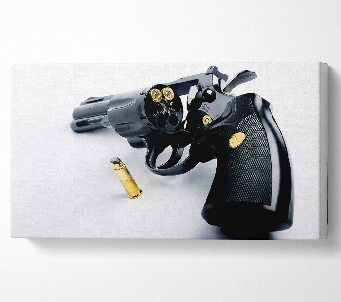  A Canvas Print of Gun And Bullet Canvas Art
