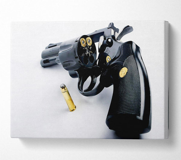  A Canvas Print of Gun And Bullet Canvas Art