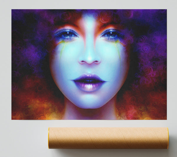 Purple Beauty Poster