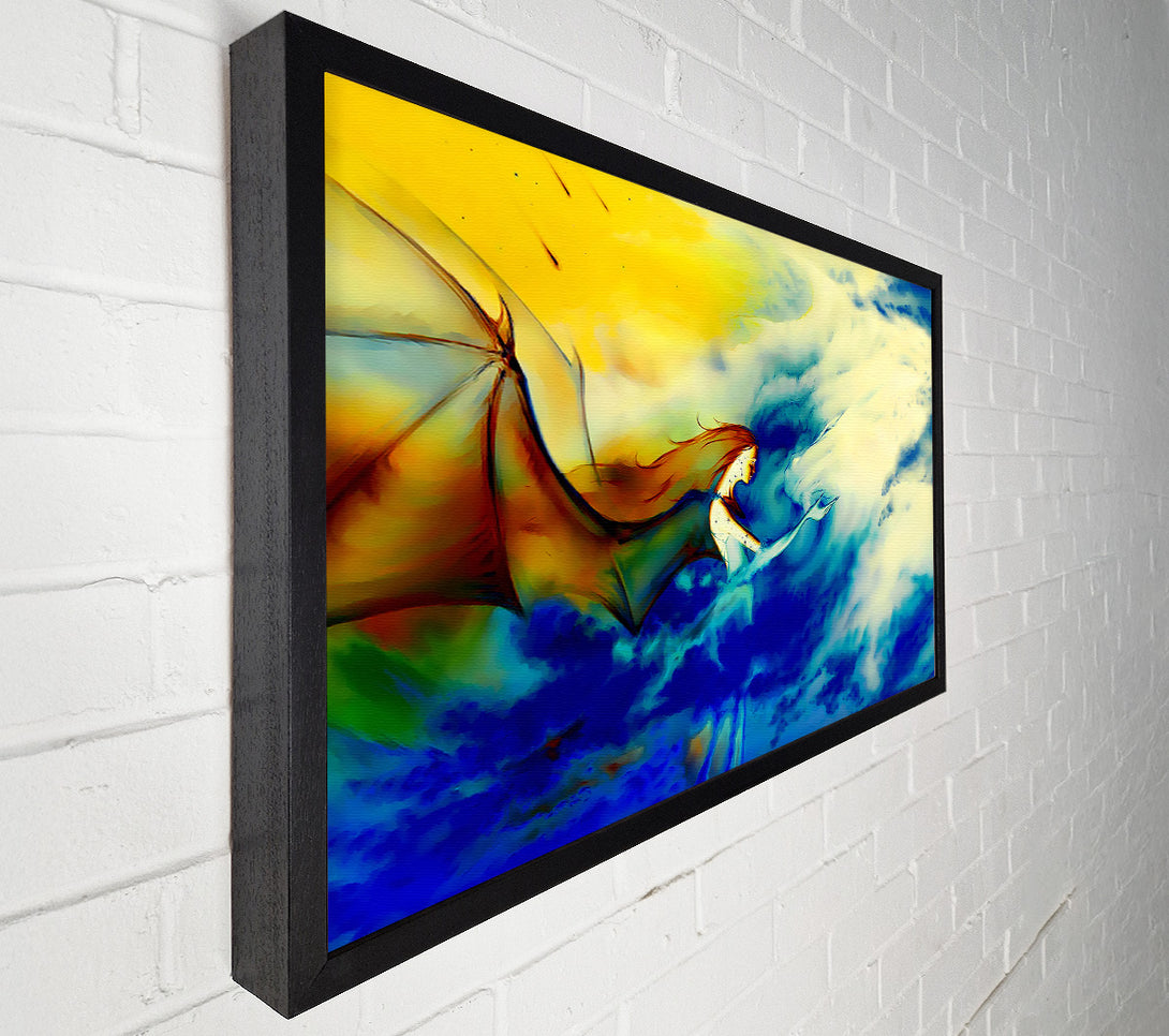  A Canvas Print of Fairy Dragon Clouds Canvas Art