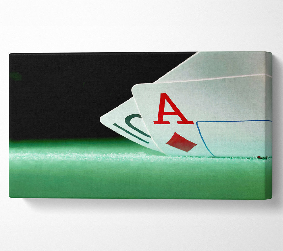  A Canvas Print of Poker Hand Canvas Print