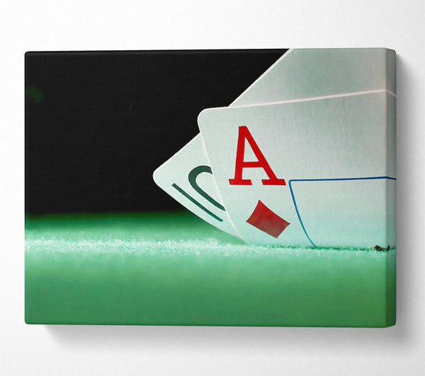  A Canvas Print of Poker Hand Canvas Print