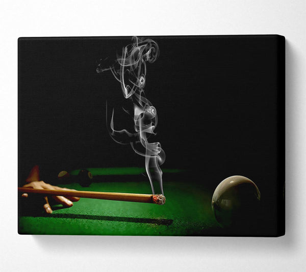  A Canvas Print of Smoking Cue Canvas Wall Art