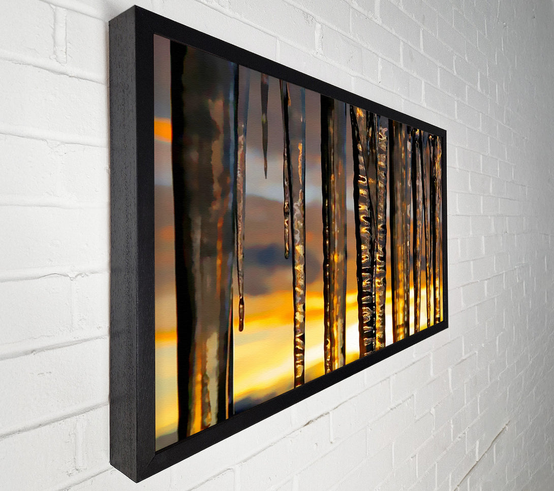  A Canvas Print of Icicles Canvas Print