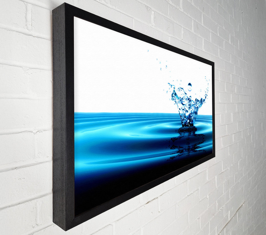  A Canvas Print of Flow Of The Splash Canvas Print