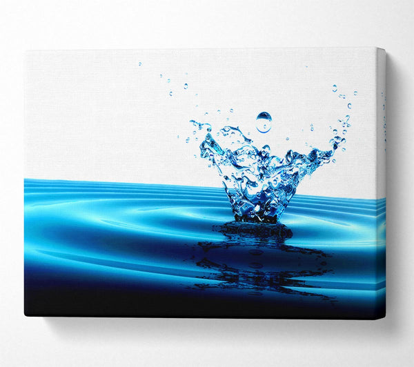  A Canvas Print of Flow Of The Splash Canvas Print