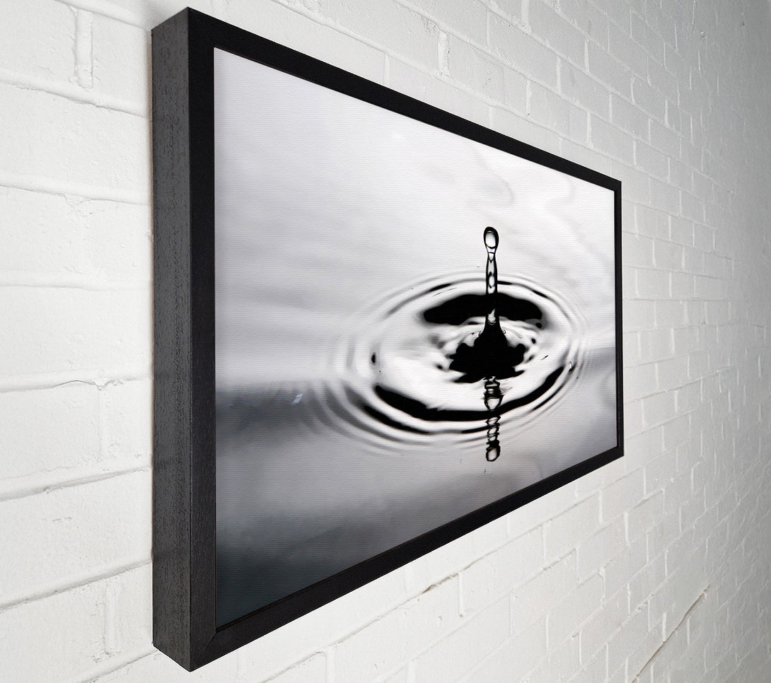  A Canvas Print of Grey Water Splash Canvas Art